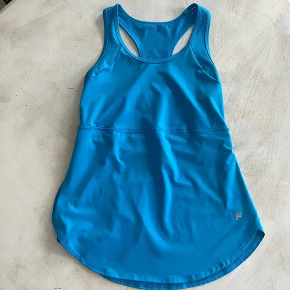 Set of Racerback Workout Tanks, XS, Fila, Amazon Basics - Picture 7 of 10